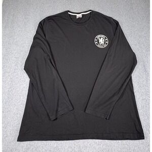 Chelsea FC Shirt Mens 3XL Black Long Sleeve Official Licensed Gear Taped‎